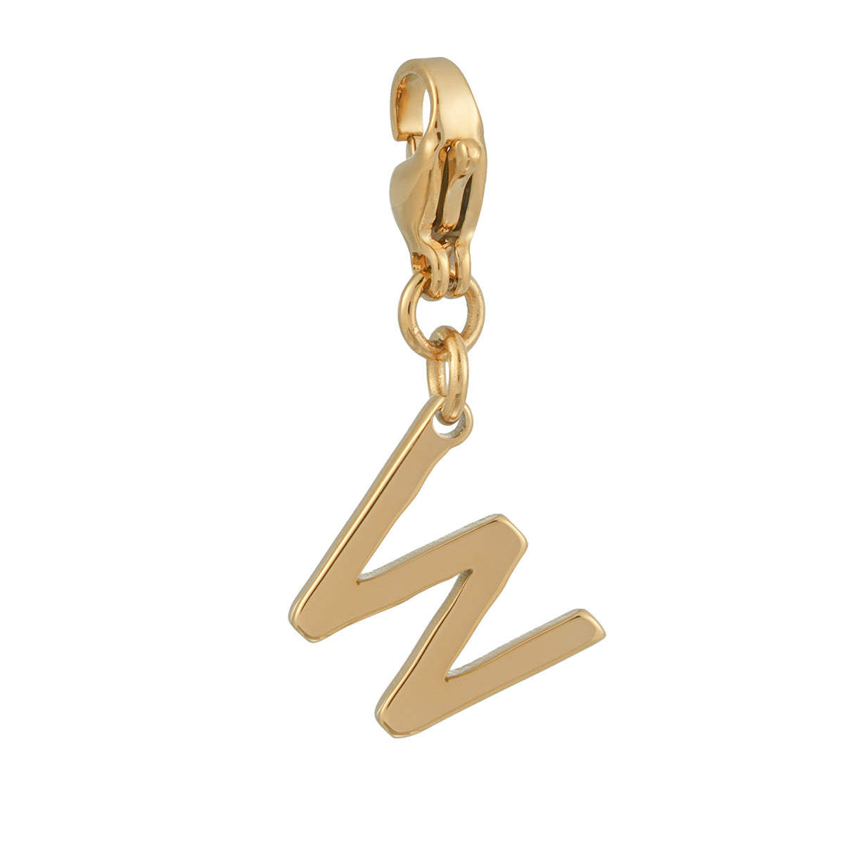 SOLID LETTER MINI CHARMS A–Z in GOLD: Dainty Initial Alphabet Pendant for Necklaces & Bracelets — $6.75