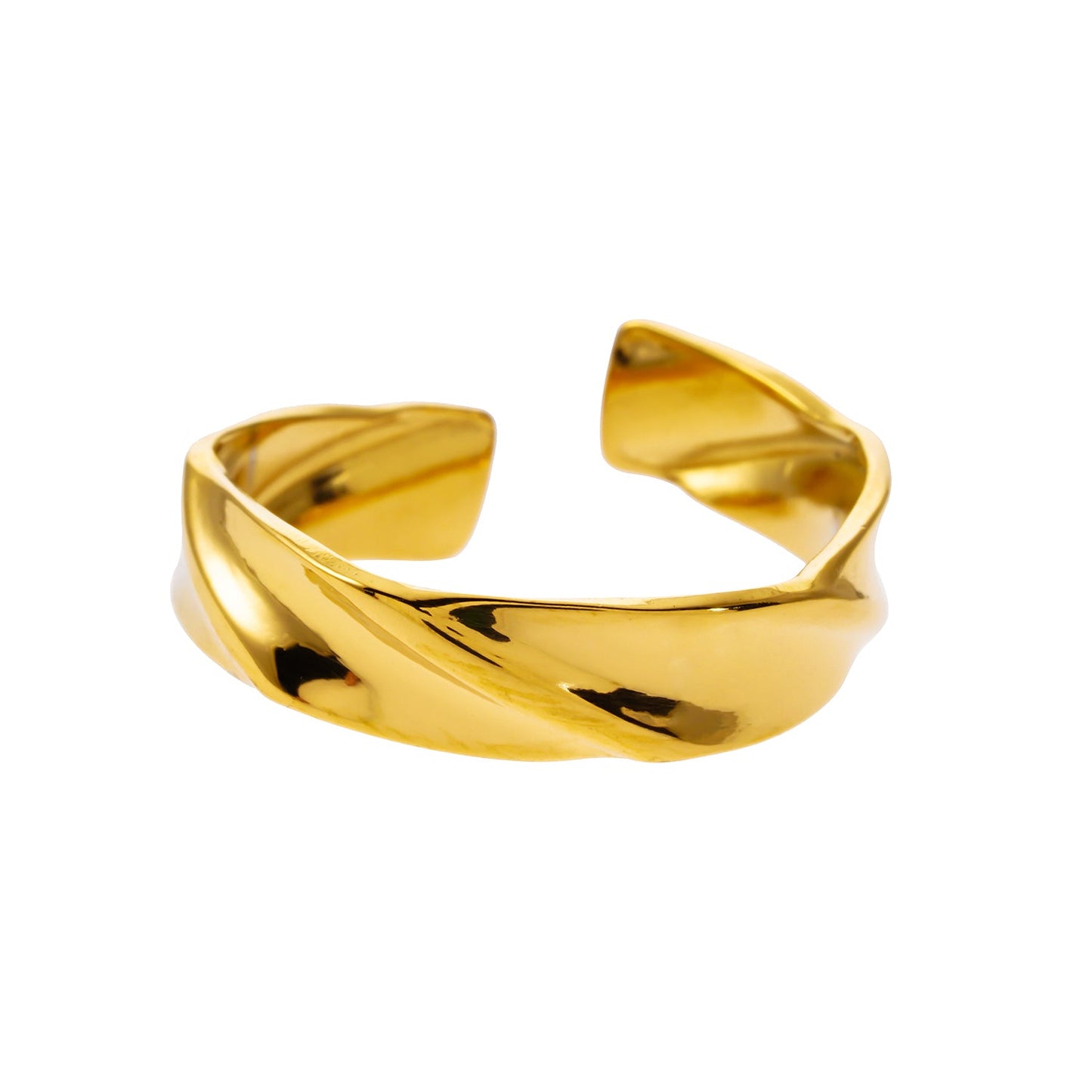 ELIAS Gold: Shapes & Textures Modernist Ring