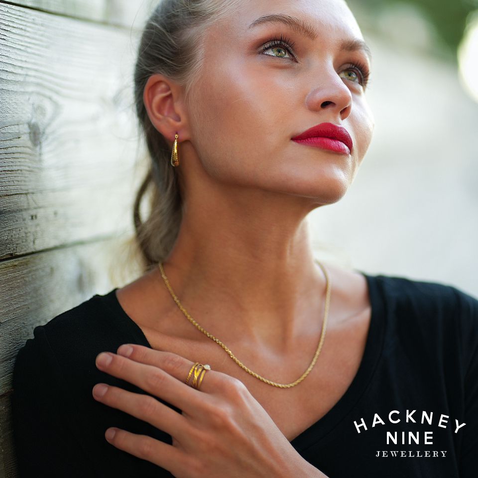 ULYANA: Rope Chain Gold Necklace - 24 Inches