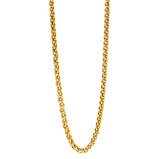 Style ACTON 9759: Mid Width Byzantine Chain Necklace.