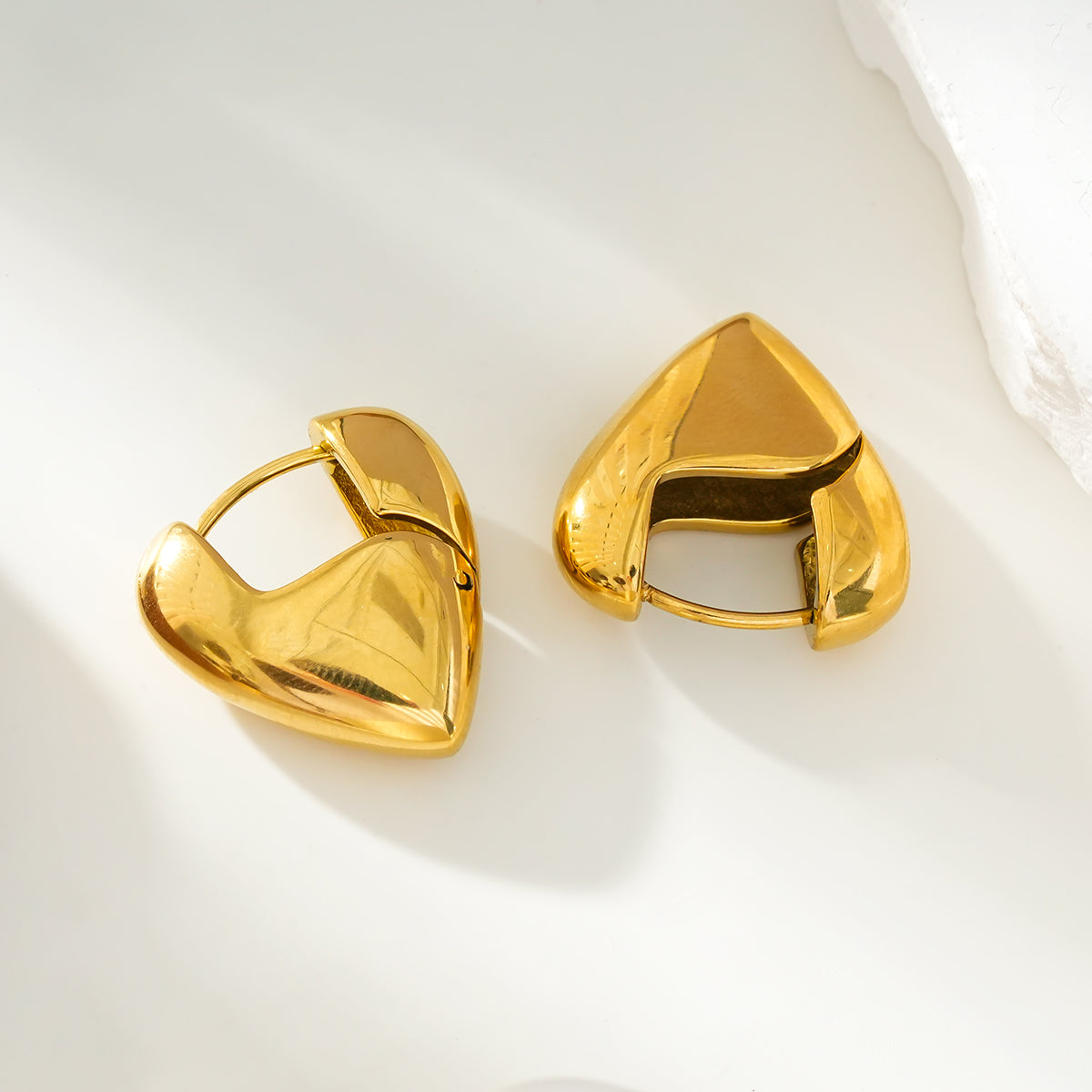 ALPERTON: A Symbol of Everlasting Love - Abstract Heart Shaped Mini Earrings