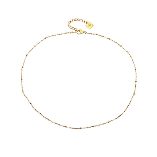 hackney_nine | hackneynine | AVERY210175_necklace | affordable_jewelry | dainty_jewelry | stainless_steel_jewelry | 18K_gold_jewelry | gold_dipped_jewelry | gold-jewelry | circle_jewelry | dainty_necklace | beaded_necklace