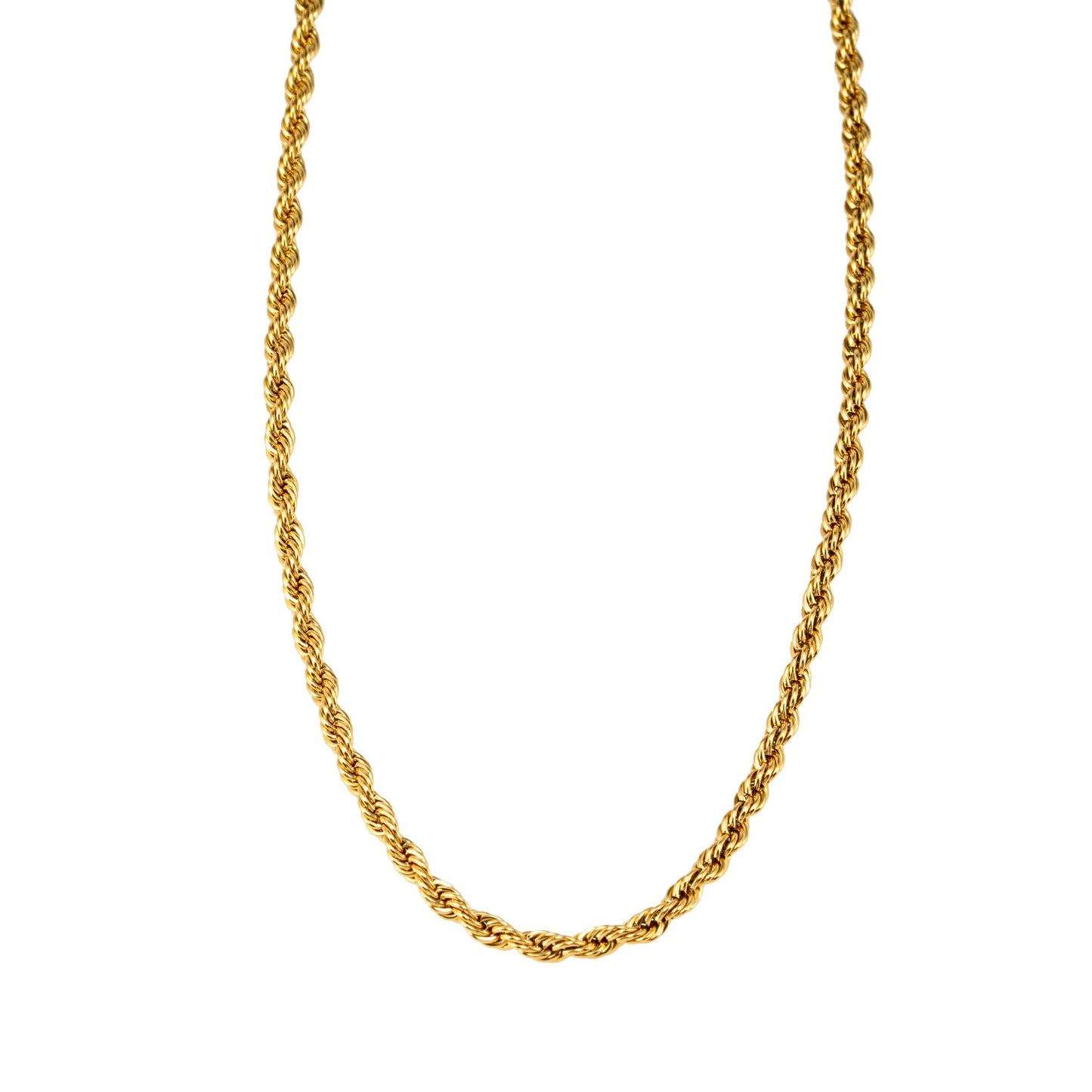 BALHAM Gold: Rope Chain Textured Necklace
