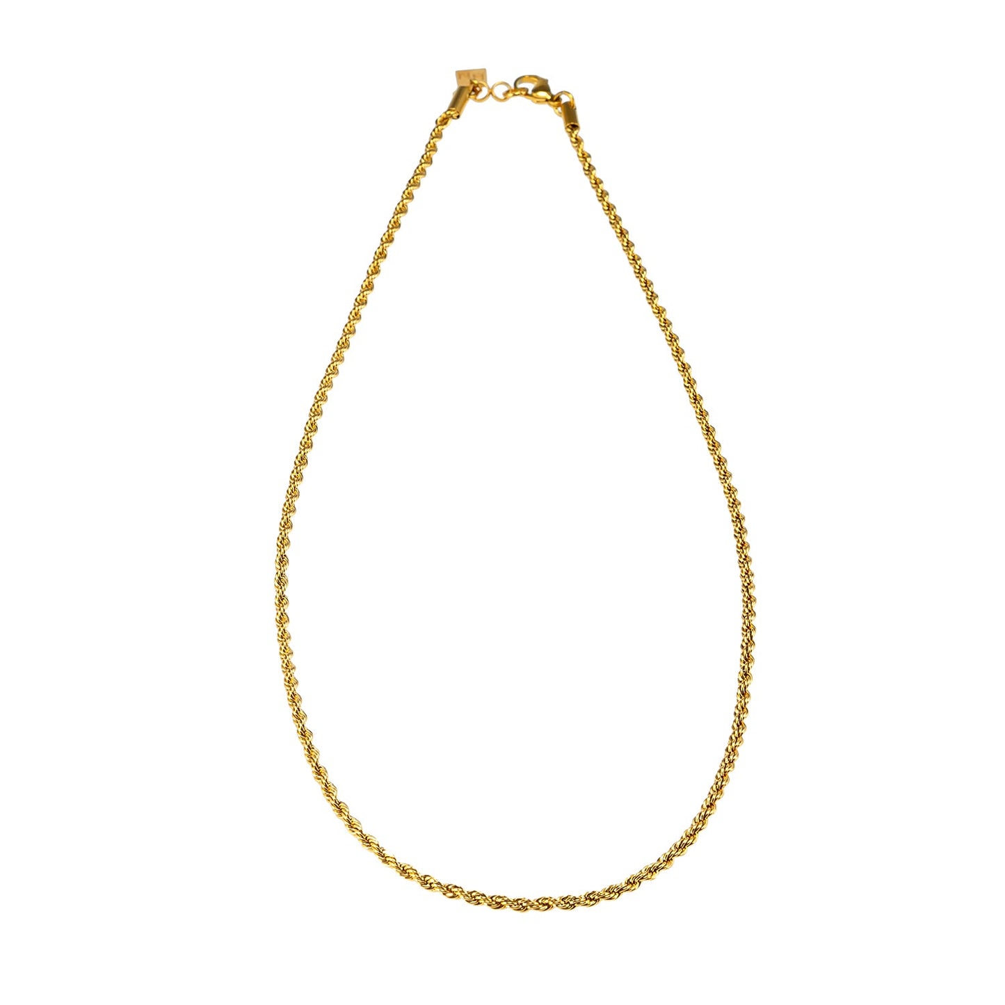 BALHAM Gold: Rope Chain Textured Necklace