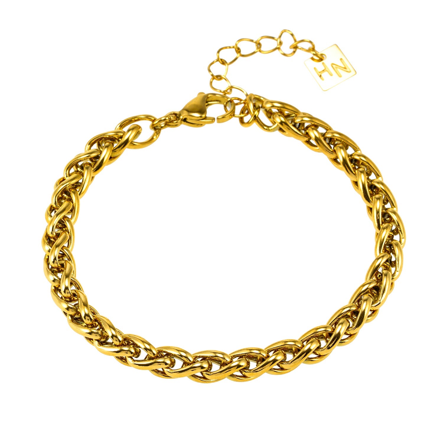 Style CLOVELLY 0791: Interwoven Oval Hoop Bracelet