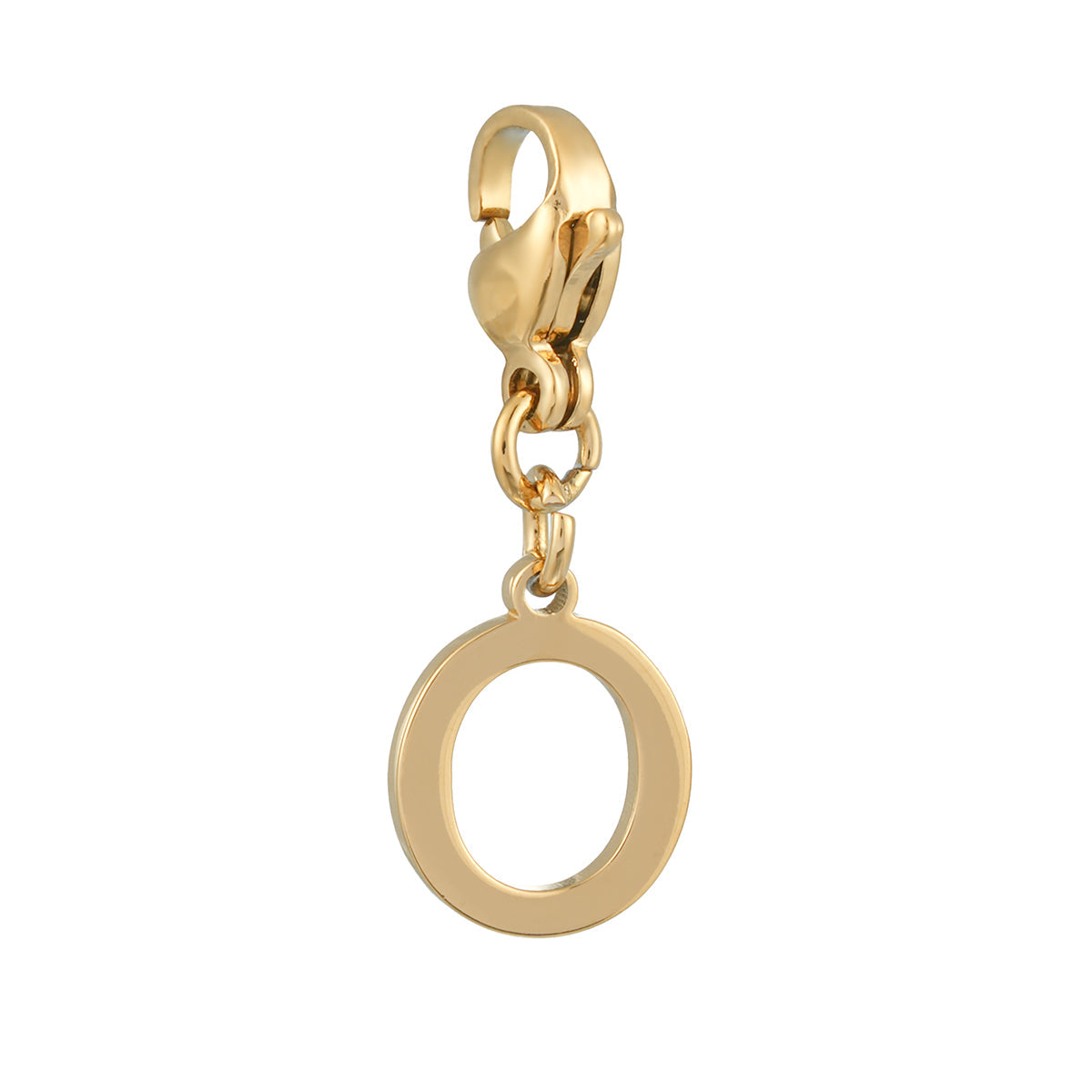 SOLID LETTER MINI CHARMS A–Z in GOLD: Dainty Initial Alphabet Pendant for Necklaces & Bracelets — $6.75