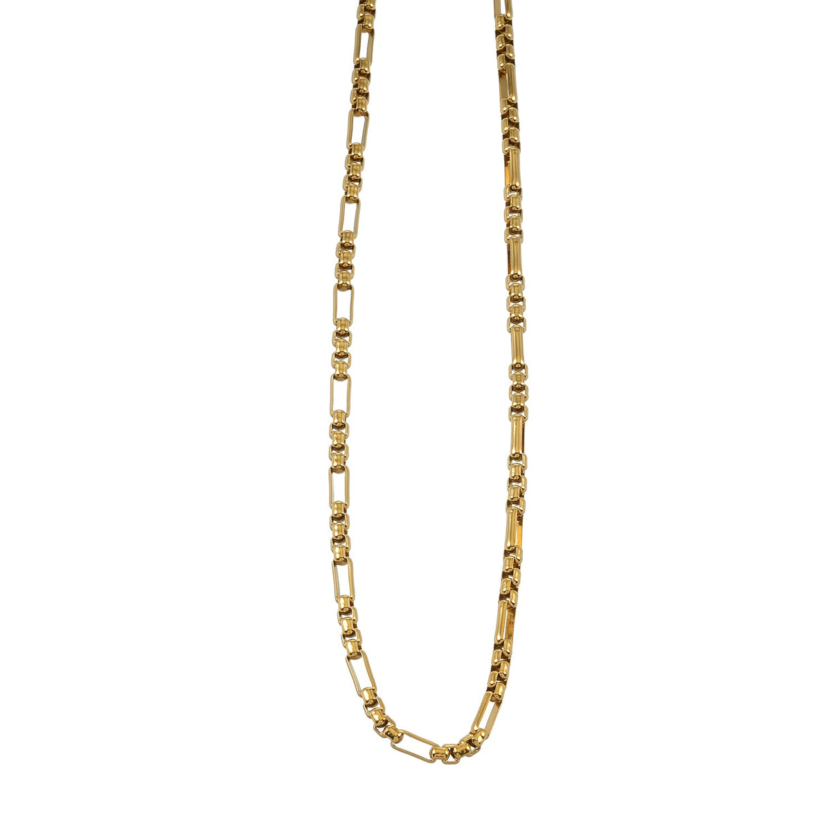 MASINA Gold: Dainty Mixed-Link Chain Bracelet $30