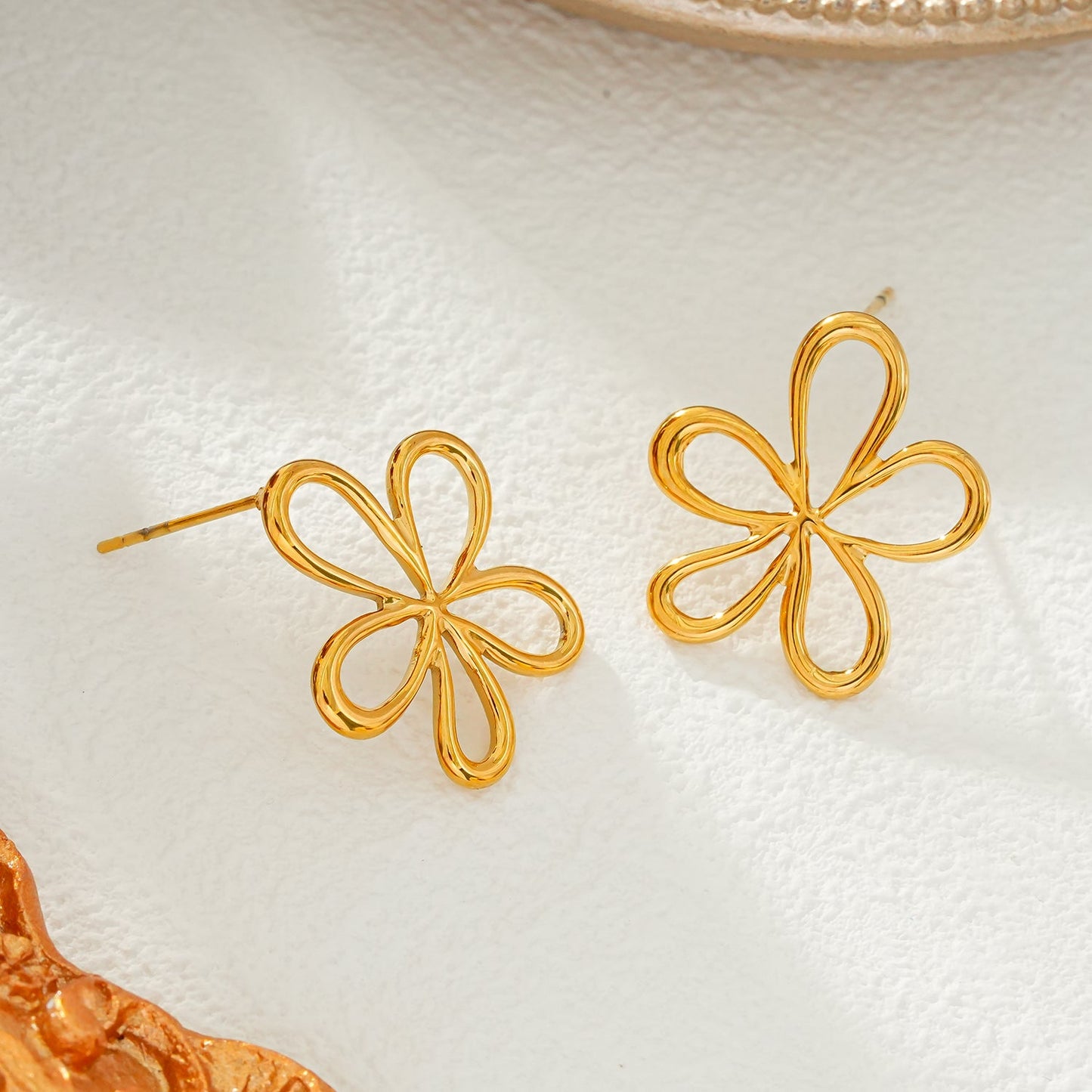 FIORI: Floral Fun Stud Earrings – A Bloom of Playful Elegance