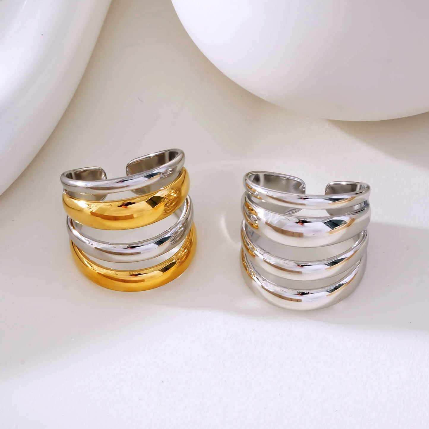 MAKET Mixed Metals:  Multi Stacked Four Rings in One