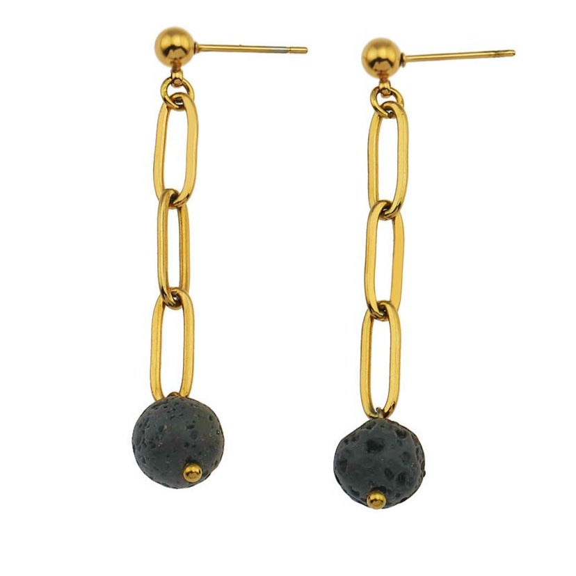 hackney_nine | hackneynine | KARLA21254_earrings | affordable_jewelry | dainty_jewelry | stainless_steel_jewelry | 18K_gold_jewelry | gold_dipped_jewelry | gold-jewelry | lava-stone-jewelry