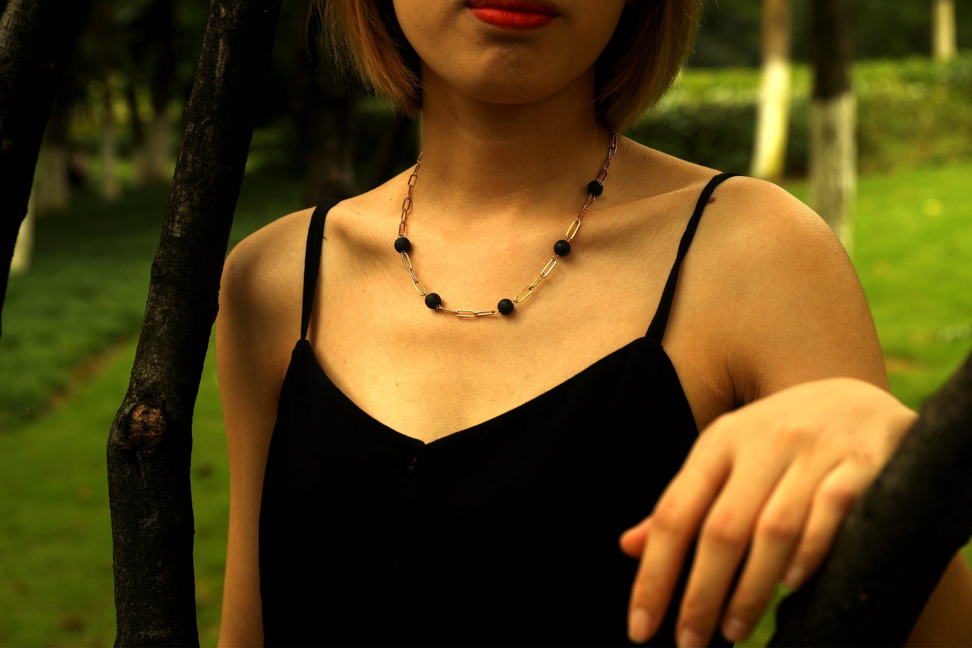 hackney_nine | hackneynine | MYAH212931_necklace | affordable_jewelry | dainty_jewelry | stainless_steel_jewelry | _gold_jewellery | gold_dipped_jewellery | gold-jewellery | lava-stone-jewellery | paperclip_chain | gifts -for-her | gifts-for-mum | gifts-for-mother | gifts-for-females