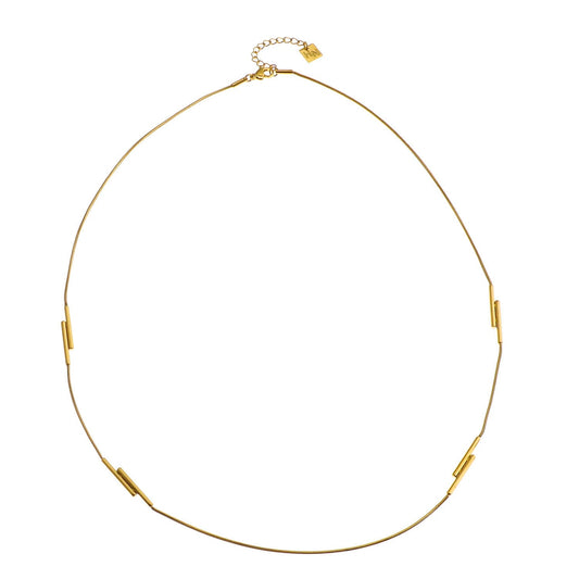 PEDRINA Duo Stick Detail Chain Necklace